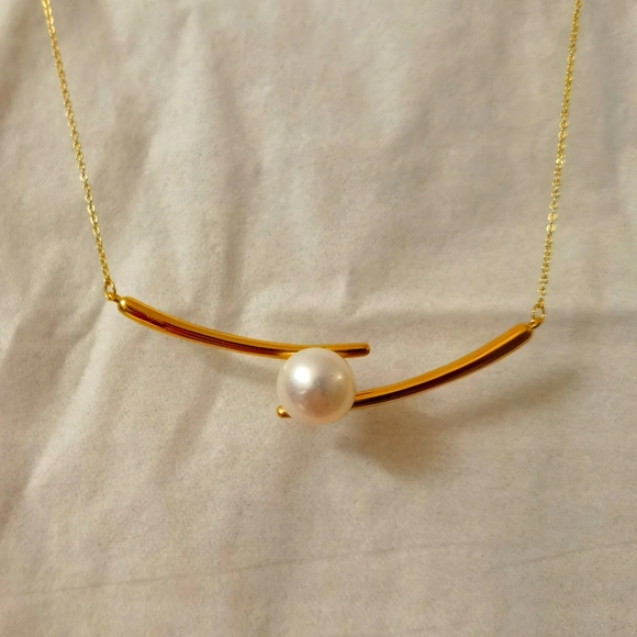 Freshwater pearl necklace - Picture 1 of 3